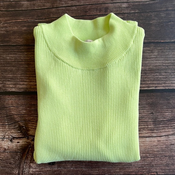 BEC & BRIDGE | Citrus Club Knit Tee in Key Lime - Picture 2 of 12